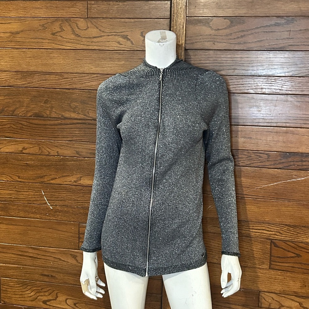 Peter Nygard Metallic Knit Sweater